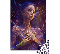 1000 Piece Bright Goddess Puzzles for Wooden Puzzles Educational Game for Adult 1000pcs (75x50cm)