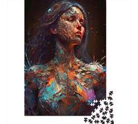 1000 Piece Bright Goddess Puzzles for Wooden Puzzles Educational Game for Adult 1000pcs (75x50cm)