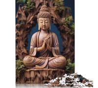 1000 Piece Buddha Art Jigsaw Puzzle for Adult Teenagers Jigsaw Puzzle For Family Fun & Game Night 1000pcs (75x50cm)