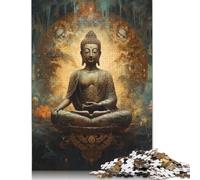 1000 Piece Buddha Art Jigsaw Puzzle for Adult Teenagers Jigsaw Puzzle For Family Fun & Game Night 1000pcs (75x50cm)