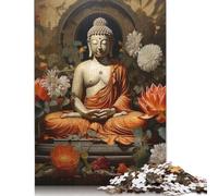 1000 Piece Buddha Art Jigsaw Puzzle for Adult Teenagers Jigsaw Puzzle For Family Fun & Game Night 1000pcs (38x26cm)