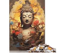 1000 Piece Buddha Art Jigsaw Puzzle for Adult Teenagers Jigsaw Puzzle For Family Fun & Game Night 1000pcs (75x50cm)