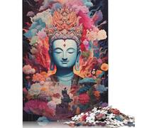 1000 Piece Buddha Art Jigsaw Puzzle for Adult Teenagers Paper Learning Educational Toys 1000pcs (38x26cm)