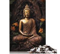 1000 Piece Buddha Art Jigsaw Puzzles for Adult Teenagers Home Educational Games DIY Toys 1000pcs (38x26cm)