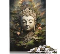 1000 Piece Buddha Art Jigsaw Puzzles for Adult Teenagers Paper Puzzles For Family Fun & Game Night 1000pcs (38x26cm)