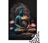 1000 Piece Buddha12 Jigsaw Puzzles for Adults Puzzle Adult Jigsaw Puzzle Home Decoration Puzzle Toys 1000pcs (75x50cm)
