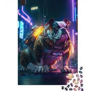 1000 Piece Bulldog2 Adult Puzzles Wooden Puzzle for Adults Educational Game Challenge Toy 1000pcs (75x50cm)