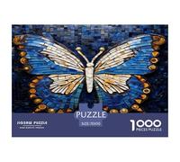 1000 Piece Butterflies Game Puzzle for Adults Gifts Fun Challenging Home Decors Insect Jigsaw Puzzle for Adults And Kids Age 12 And Up 70x50cm/1000pcs