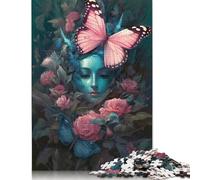 1000 Piece Butterfly Elegant Jigsaw Puzzles for Adult Teenagers Puzzles for Adults Brain Teaser Puzzles For Adults 38x26cm/1000pcs