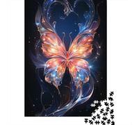 1000 Piece Butterfly form Another Universe Jigsaw Puzzlesfor Adults Wooden Puzzle Jigsaws for Adults For Family Fun & Game Night 1000pcs (38x26cm)