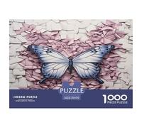 1000 Piece Butterfly Game Puzzle for Adults Gifts Fun Challenging Home Decoration Insect Jigsaw Puzzle for Adults And Kids Age 12 And Up 70x50cm/1000pcs
