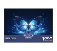 1000 Piece Butterfly Game Puzzle for Adults Gifts Fun Challenging Home Decors Insect Jigsaw Puzzle for Adults And Kids Age 12 And Up 38x26cm/1000pcs