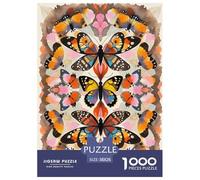1000 Piece Butterfly Jigsaw Puzzle for Adults Kids - Family Fun, Educational Toys, Colorful Butterfly Puzzles, Home Decoration Gifts 38x26cm/1000pcs