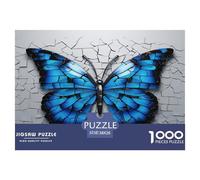 1000 Piece Butterfly Jigsaw Puzzles for Adults Gifts Fun Challenging Home Decoration Insect Jigsaw Puzzle for Adults And Kids Age 12 And Up 38x26cm/1000pcs