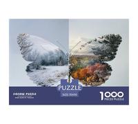 1000 Piece Butterfly Jigsaw Puzzles for Adults Gifts Fun Challenging Home Decoration Insect Jigsaw Puzzle for Adults And Kids Age 12 And Up 70x50cm/1000pcs