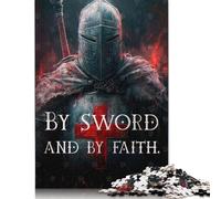 1000 Piece By Sword And by Faith Puzzles for Adults Wooden Puzzles Educational Game for Children As A 1000pcs (75x50cm)