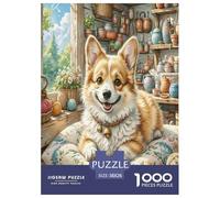 1000 Piece Cairn Terrier Jigsaw Puzzles for Adults Educational Games Jigsaw Puzzle Home Decoration for Men Women Elders Seniors 38x26cm/1000pcs