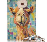 1000 Piece Camel with Toilet Paper Puzzle Wooden Puzzle for Adults And Teenager Home Educational Games DIY Toys 1000pcs (75x50cm)