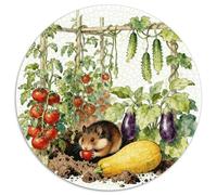 1000 Piece Campbell's Dwarf Hamster Jigsaw Puzzle for Adults Kids - Family Fun, Family Game, Vegetable Garden Puzzles, Decoration Gifts 1000pcs (67.5x67.5cm)