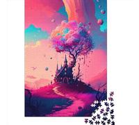 1000 Piece Candyland For Kids Room 4 Jigsaw Puzzles for Adult Teenagers Wooden Puzzles For Family Fun & Game Night 1000pcs (75x50cm)