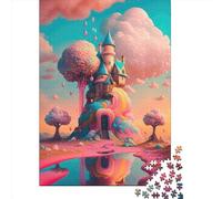 1000 Piece Candyland For Kids Room Jigsaw Puzzles for Adult Teenagers Wooden Puzzles For Family Fun & Game Night 1000pcs (75x50cm)