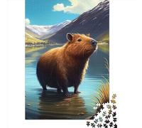 1000 Piece Capybara Animal Jigsaw Puzzle for Adult Teenagers Christmas Eve Gifts 1000pcs (38x26cm)