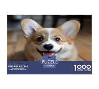 1000 Piece Cardigan Welsh Corgi Game Puzzle for Adults Gifts Fun Challenging Home Decoration Cute Dog Jigsaw Puzzle for Adults And Kids Age 12 And Up 38x26cm/1000pcs