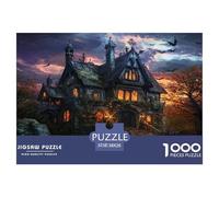 1000 Piece Castle Game Puzzle for Adults Gifts EduCational Games Home Decors Brainteasing Castle of Terror Jigsaw Puzzle for Women Men Adult 38x26cm/1000pcs