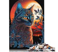 1000 Piece Cat Art Series Style 3 Jigsaw Puzzles for Adult Teenagers Puzzles for Adults Brain Teaser Puzzles For Adults 1000pcs (75x50cm)