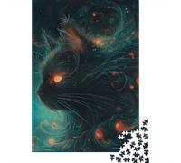 1000 Piece Cat Jigsaw Puzzle for Adult Teenagers Jigsaw Puzzle For Family Fun & Game Night 1000pcs (75x50cm)