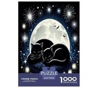 1000 Piece Cat Jigsaw Puzzles Great Gift for Adults Family Challenging Toys Home Decors Cute Animal Jigsaw Puzzle for Women Men Adult 70x50cm/1000pcs