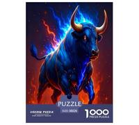 1000 Piece Cattle Game Puzzle for Adults Gifts Fun Challenging Home Decors Brainteasing Animals Jigsaw Puzzle for Women Men Adult 38x26cm/1000pcs
