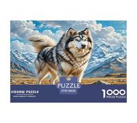 1000 Piece Caucasian Shepherd Dog Jigsaw Puzzles for Adults Family Challenge Toys Jigsaw Puzzle Home Decoration for Adults And Kids Age 12 Years Up 38x26cm/1000pcs