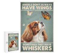 1000-Piece Cavalier King Charles Spaniel Jigsaw Puzzle for Adults - Great for Family Fun,Wooden