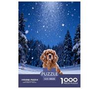1000 Piece Cavalier King Charles Spaniel Jigsaw Puzzles for Adults - Family Fun, Family Game, Snowflakes Puzzle, Home Decoration Gifts 38x26cm/1000pcs