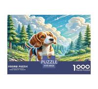1000 Piece Cavalier King Charles Spaniel Jigsaw Puzzles Great Gift for Adults Challenging Games Home Decors Cute Animal Jigsaw Puzzle for Adults And Kids Age 12 And Up 38x26cm/1000pcs