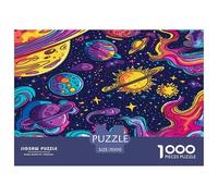 1000 Piece Celestial Body Game Puzzle for Adults Gifts Fun Challenging Home DecoRation Brainteasing Space Planet Jigsaw Puzzle for Women Men Adult 70x50cm/1000pcs