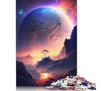 1000 Piece Celestial Enchantment Jigsaw Square Puzzle for Adults & Wooden Puzzles Educational Game Challenge Toy 1000pcs (75x50cm)