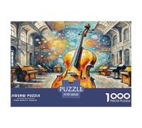 1000 Piece Cello Jigsaw Puzzles for Adults Educational Games Jigsaw Puzzle Home Decoration for The Whole for Women, Gifts for Men 38x26cm/1000pcs