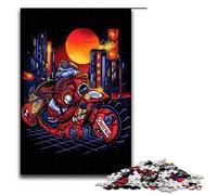 1000 Piece Chasing Midnight Puzzles Gifts Jigsaw for Adults Christmas Wishlist with Santa Claus for Teenager Age 14 Up 75x50cm