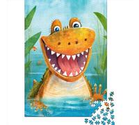 1000 Piece Cheery Croc Puzzles for Paper Puzzles Educational Game for Adult 38x26cm/1000pcs