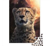 1000 Piece Cheetah Magic Jigsaw Puzzlesfor Adults Puzzle Jigsaws for Adults Unique Home Decor And Gifts 1000pcs (38x26cm)