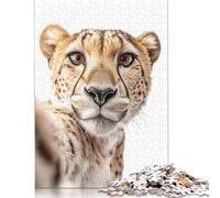 1000 Piece Cheetah Selfie Jigsaw Puzzlesfor Adults Paper Puzzle Jigsaws for Adults For Family Fun & Game Night 1000pcs (38x26cm)
