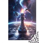 1000 Piece Chess In Space Jigsaw Puzzles for Adults Puzzle Adult Jigsaw Puzzle Home Decoration Puzzle Toys 1000pcs (38x26cm)