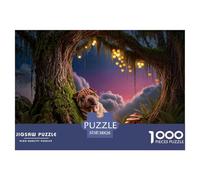1000 Piece Chinese Shar-Pei Jigsaw Puzzle for Adults - Family-Friendly Brain Game, Ancient Tree Puzzle, Decoration Unique Gift 38x26cm/1000pcs