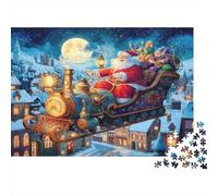 1000-Piece Christmas Puzzle: Focus Fun for All Ages, Eco-Friendly Family Activity & Challenging Toy 70x50cm/1000pcs