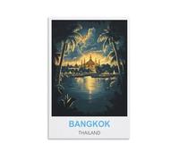 1000 Piece Classic Jigsaw Puzzle Bangkok Thailand Challenging Puzzles, Puzzle Game for The Whole for Women, Gifts for Men, Theme 52x70cm