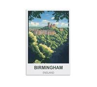 1000 Piece Classic Jigsaw Puzzle Birmingham England Challenging Puzzles, Puzzle Game for The Whole for Women, Gifts for Men, Theme 52x70cm