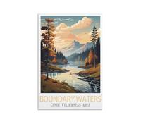 1000 Piece Classic Jigsaw Puzzle Boundary Waters Canoe Wilderness Areas, Challenging Puzzles, Puzzle Game for The Whole for Women, Gifts for Men, Theme 50x70CM