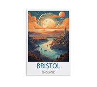 1000 Piece Classic Jigsaw Puzzle Bristol England Challenging Puzzles, Puzzle Game for The Whole for Women, Gifts for Men, Theme 26x38cm